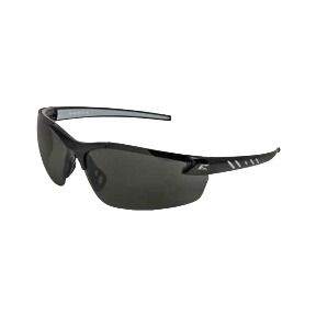 Edge Eyewear Zorge DZ116-G2 Black Frame, Smoke Lens Safety Glasses