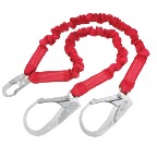 Protecta&reg; Pro� Stretch Shock Absorbing Lanyard, 6 ft, Rebar Hook Top