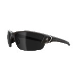 Edge Eyewear Khor G2 Safety Glasses, Black Frame, Smoke Lens