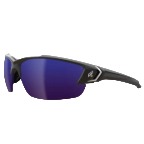 Edge Eyewear Safety Glasses: TSDKAP218 G2 Matte Black Polarized Aqua