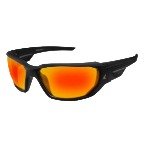 Edge XDAP419 Dawson Safety Glasses - Black Frame - Red Mirror Lens