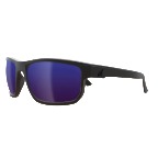Edge ZTDFAP218 Defiance Safety Glasses - Black Frame - Blue Polarized Mirror