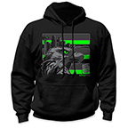 SEATTLE STEALTH SAFETY HOODIE - GREEN/REFLECTIVE/BLACK