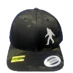SASQUATCH TRUCKER CAP - BLACK CAMO