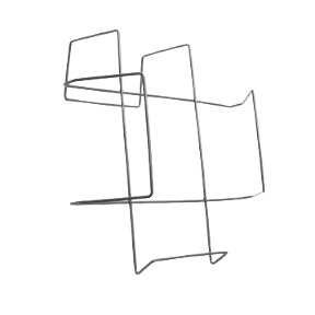 SIPCO Seat Mount Hard Hat Holder for Full Brim and Cap Style Hard Hats