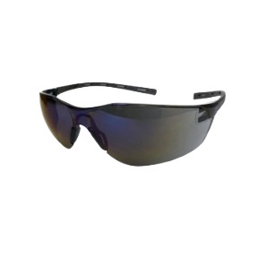 Radians TEC1-70 Tecona Safety Glasses - Clear Frame - Blue Mirror Lens