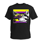 PURPLE REIGN SAFETY SHIRT - YELLOW/PURPLE/BLACK