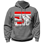 THE PALOUSE SAFETY HOODIE - RED/CRIMSON/GRAY