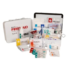 Hart Health 0064 Truck First Aid Kit ANSI Class A Bulk Medium Metal Box