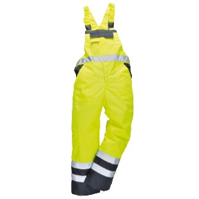 CLASS E HIVIS UNLINED BIB PANTS