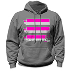 WASHINGTON SAFETY HOODIE - PINK/GRAY