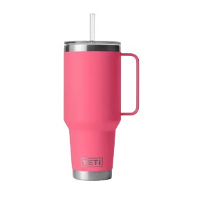 YETI Rambler 42 oz Tropical Pink BPA Free Straw Mug
