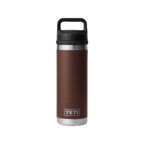 Yeti Rambler 18 Oz Water Bottle with Chug Cap Wetlands Brown