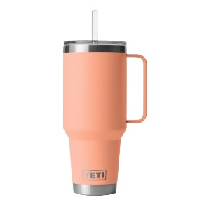 Yeti Rambler 42 Oz Straw Mug with Straw Lid Lowcountry Peach