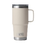 Yeti Rambler 20oz Travel Mug with Stronghold Lid Cape Taupe