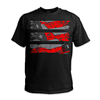 OLD GLORY STEALTH SAFETY SHIRT - RED/REFLECTIVE/GRAY/BLACK