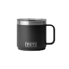 Yeti Rambler 14 Oz Stackable Mug with Durasip Ceramic Lining, Black