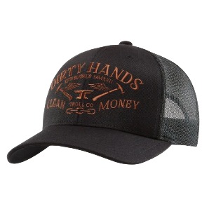 Troll DHCM Catena Curved Brim Trucker Hat Black