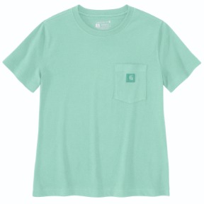 CARHARTT WOMEN'S IRVINE RELAXED T-SHIRT- FRESH MINT