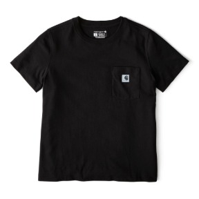 CARHARTT WOMEN'S IRVINE RELAXED T-SHIRT- BLACK