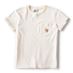 CARHHARTT WOMEN'S DEARBORN LOOSE FLORAL T-SHIRT- EGGSHELL