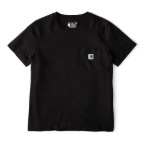 CARHARTT WOMEN'S IRVINE RELAXED T-SHIRT- BLACK
