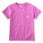 CARHHARTT WOMEN'S DEARBORN LOOSE FLORAL T-SHIRT- ELECTRIC FUCHSIA