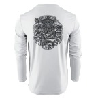 Grundens Aegir LS Tech Tee Grey Mist