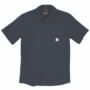 CARHARTT GLENWOOD RELAXED SHORT SLEEVE SHIRT- NAVY