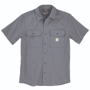 CARHARTT GLENWOOD RELAXED SHORT SLEEVE SHIRT- STEEL