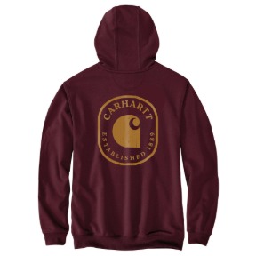 CARHARTT PAXTON 1889 GRAPHIC SWEATSHIRT- PORT