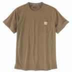 CARHARTT FORCE RELAXED FIT SHORT SLEEVE POCKET T-SHIRT- NIGHT FATIGUE