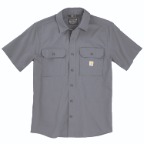 CARHARTT GLENWOOD RELAXED SHORT SLEEVE SHIRT- STEEL