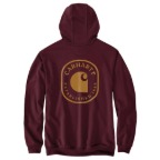 CARHARTT PAXTON 1889 GRAPHIC SWEATSHIRT- PORT