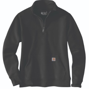 CARHARTT WOMEN'S RELAXED FIT MIDWEIGHT QUARTER ZIP MOCK NECK SWEATSHIRT-