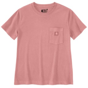 CARHARTT WOMEN'S IRVINE RELAXED T-SHIRT- FADED ROSE TINT