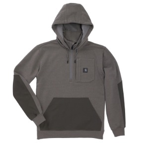CARHARTT STEEL BRIDGEPORT SWEATSHIRT- MUD GRAY