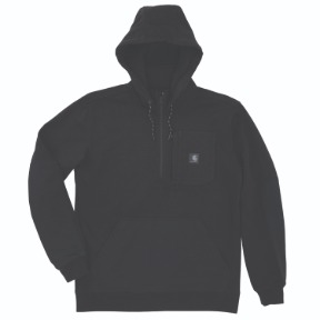 CARHARTT STEEL BRIDGEPORT SWEATSHIRT- BLACK