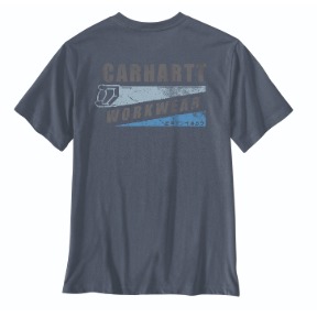 CARHARTT IRVINE RELAXED SAW T-SHIRT- SUPER STORM