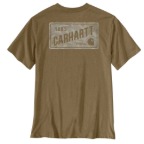 CARHARTT RELAXED CAMO LICENSE PLATE T-SHIRT- NIGHT FATIGUE HEATHER