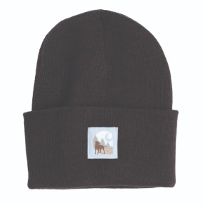 CARHARTT WATCH CAP GRAPHIC BEANIE- BLACK