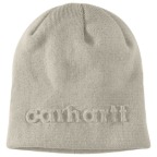 CARHARTT KNIT EMBOSSED BEANIE- COBBLESTONE