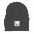 CARHARTT WATCH CAP GRAPHIC BEANIE- BLACK