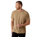 ARIAT REBAR HEAT FIGHTER T-SHIRT- KHAKI