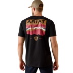ARIAT HIGHLAND SUNDOWNER CLASSIC FIT T-SHIRT- BLACK