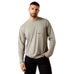 ARIAT REBAR HEAT FIGHTER STAPLE T-SHIRT- WILD DOVE