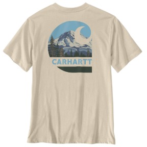 CARHARTT IRVINE RELAXED SUMMIT T-SHIRT- OAT MILK