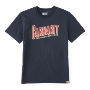CARHARTT IRVINE RELAXED GENERATIONS T-SHIRT- NAVY