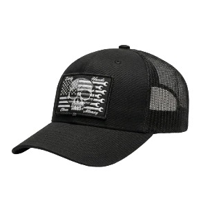 Troll DHCM Flagship Skull Curved Brim Trucker Black