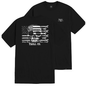 Troll Men's Flagship Skull T-Shirt Black